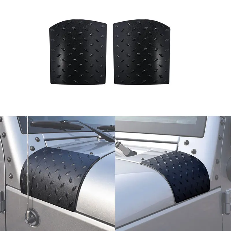 Я запчасти новый черный корпус капота панцири для Jeep Wrangler JK JKU Unlimited Rubicon сахара X Off