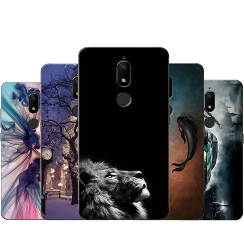 

TPU Cartoon Case for Wiko View Prime 5.7 inch Draw Printed Pattern Smartphone Cases phones bags Pouch cover
