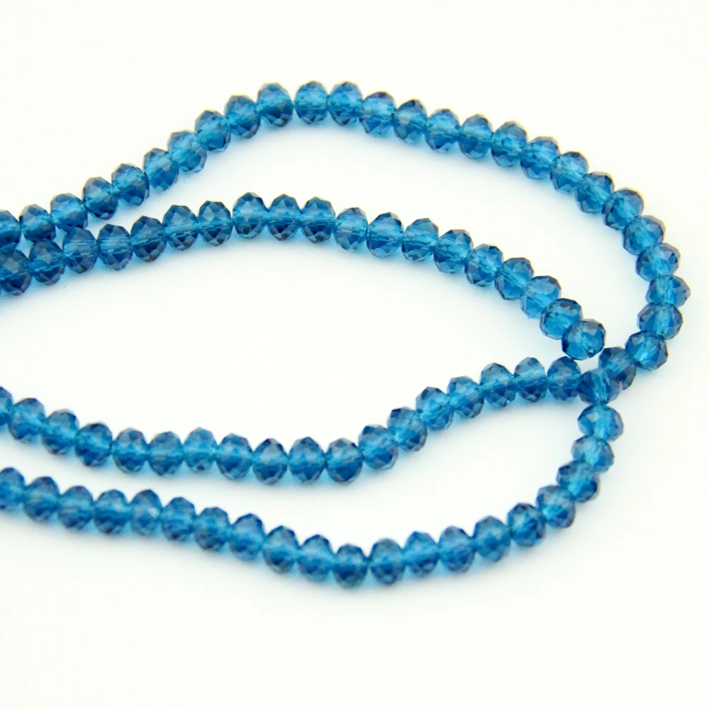 New !AAA+ Quality 8x10mm 720 2880pcs Zircon Blue Color Round Faceted