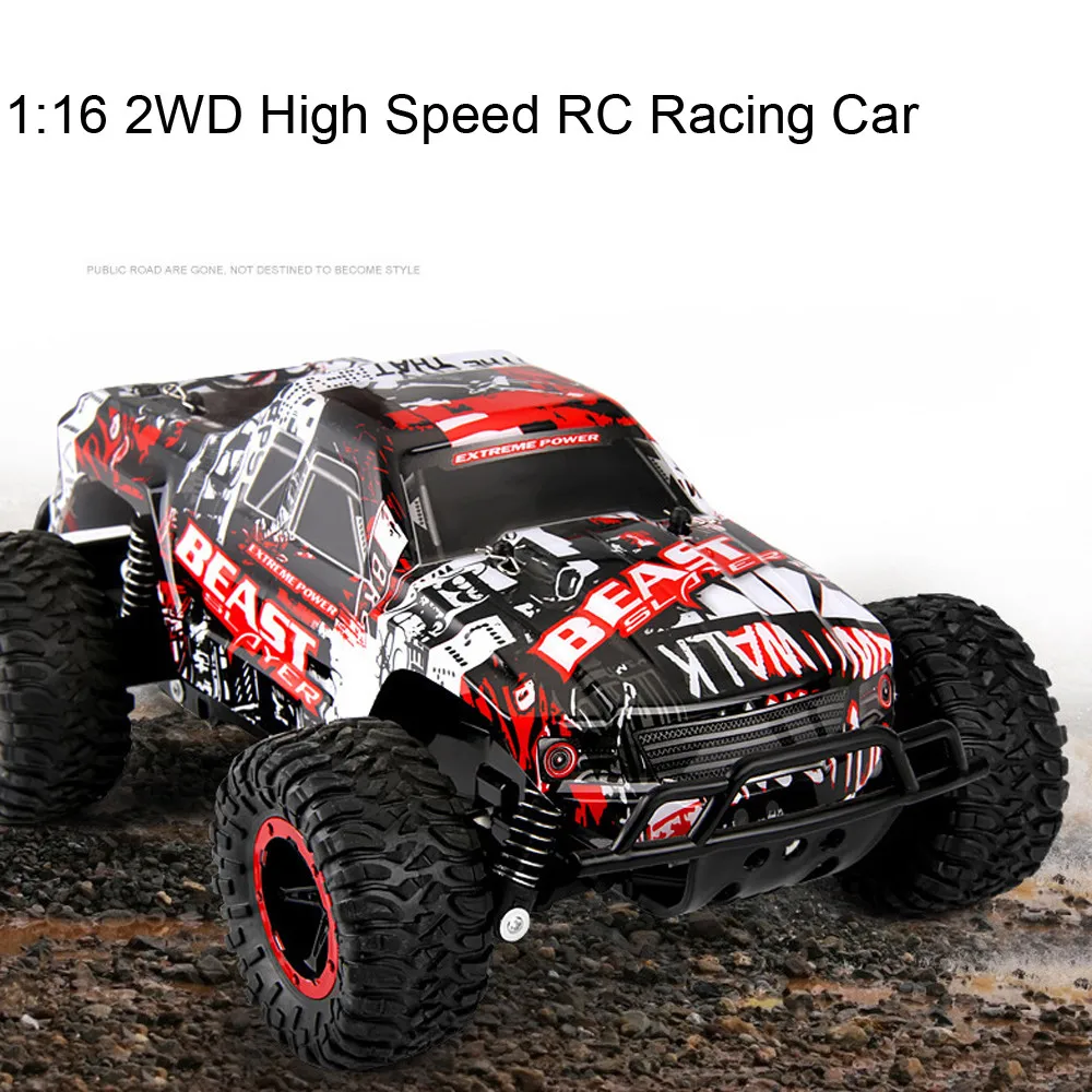 Радиоуправляемые игрушки волшебный трек 1:16 2WD Высокоскоростной RC гоночный автомобиль Быстрый пульт дистанционного управления грузовик внедорожный багги игрушки D300122