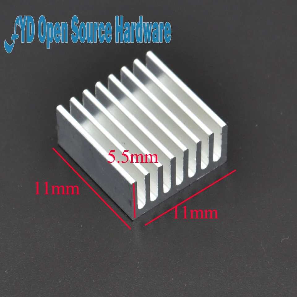 10 шт./лот теплоотвод 11*11*5,5 мм(серебро) Высококачественный радиатор
