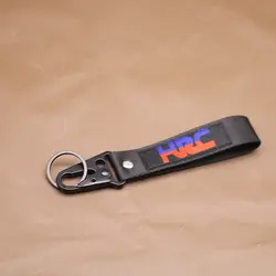 Мотокросс вышивка Key Holder цепи Брелок для Honda HRC CBF CBR 250R 600RR 1000RR VFR ремень для мотоцикла брелок