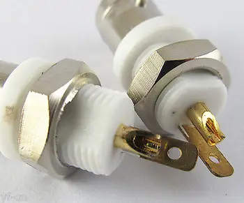 

5pcs HQ Brass BNC Female Jack Soldering Waterproof PCB Panel Mount Connector