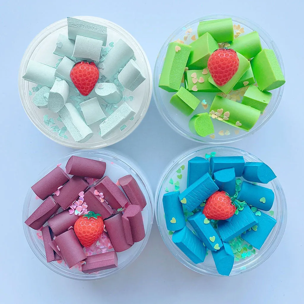 Floam Slime Милая эластичная пенная полоса эластичность Slime Kids Relief игрушки для снятия стресса детские игрушки клей для слеймов# E20