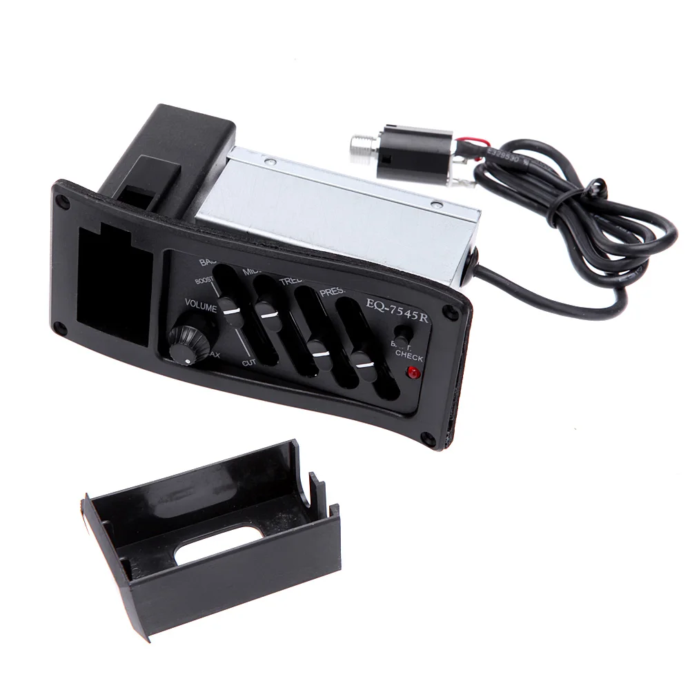 Buy 4 Band EQ Equalizer Piezo Pickup EQ 7545R Pre Amp
