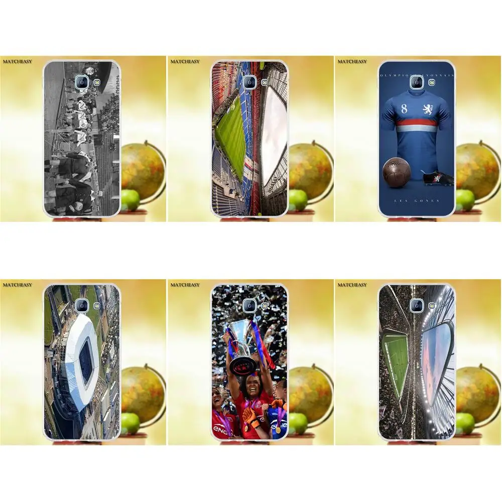 Oedmeb ТПУ оригинал для Samsung Galaxy A3 A5 A7 J1 J2 J3 J5 J7 2015 2016 2017 Ol Lyon Olympique Lyonnais