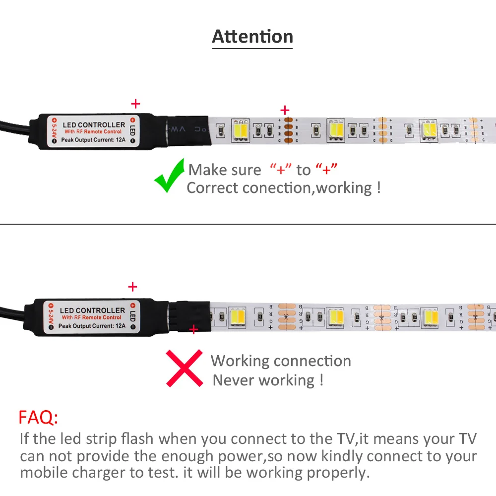 Светодиодные ленты светильник CCT USB с регулируемой яркостью 5050 5V CW WW RF пульт дистанционного управления для ПК регулируемой высоты Светодиодные ленты e Тира USB Подсветка ТВ светильник Инж