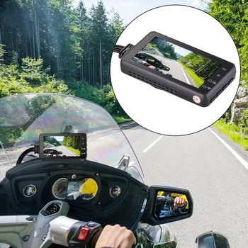 

Motorcycle Black Box Camera DVR Motor Dash Cam With Dual-track Front Rear Recorder Motocycle Camera