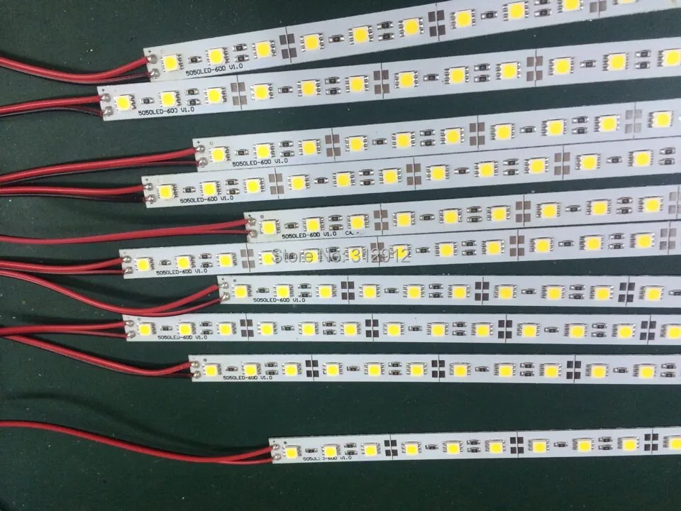 1 м 5630 LED 72leds/M жесткая, не водонепроницаемый; alu материал; DC12V вход