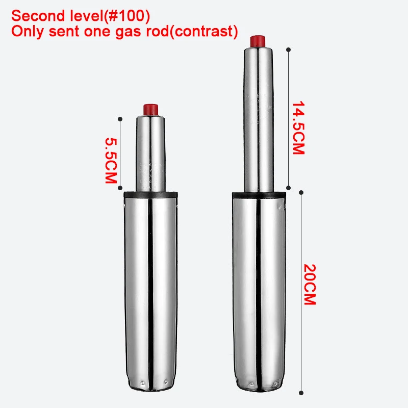 Замена цилиндра подъема газового стула сверхмощный гидравлический пневматический шок поршень взрывозащищенный газовый стержень офисное кресло аксессуар - Цвет: W 100 2