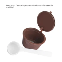 Мой многоразового Dolce Gusto Кофе капсулы с 1 шт. Пластик ложка Многоразовые Совместимость для Nescafe 1 шт