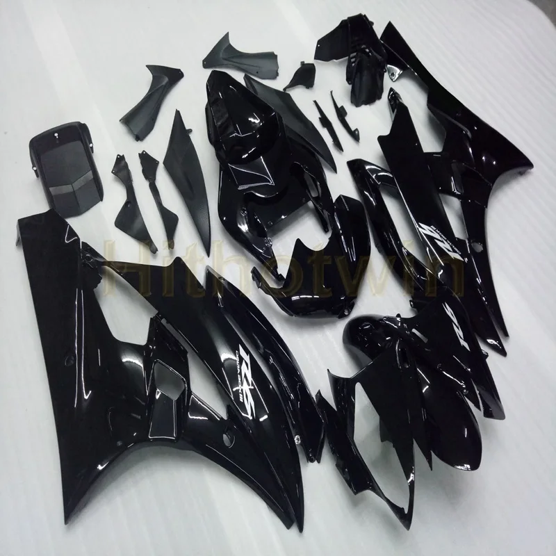 Капот мотоцикла на заказ для Yamaha YZF-R6 06 07 YZF R6 2006 2007 ABS Обтекатель+ Botls+ оранжевый черный литья под давлением