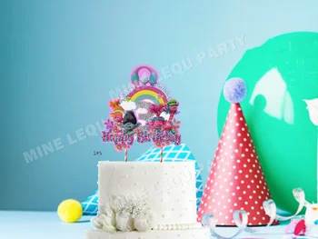 

2nd 3nd 4nd Trolls cakes toppers Kids Cake Topper Trolls Birthday Party Decorations Baby Shower Supplies