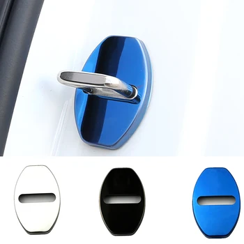 

4pcs Door Lock Buckle Cap Cover Sticker Fit for GOLF 6 7 MK6 MK7 Passat B6 B7 Fit For Jetta Tiguan Polo CC Lavida Fabia Superb