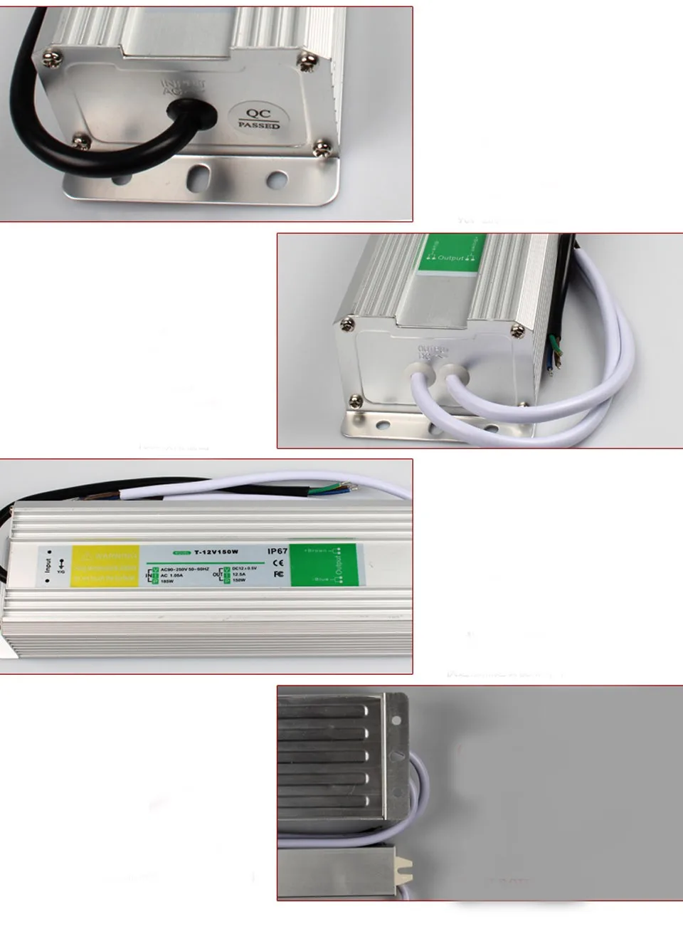 Водонепроницаемый IP67 светодиодный драйвер переменного тока DC 12V 24V светодиодный трансформатор Питание адаптер переменного тока 110V 220V для 5050 5630 3528 светодиодный полосы светильник