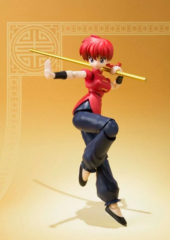 PrettyAngel-подлинный Bandai S.H. Figuarts-Ranma Saotome(девушка) Ranma 1/2 фигурка