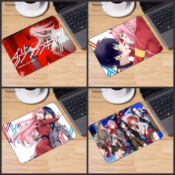 

Yuzuoa Darling in the FranXX small Hot Anime Mouse pad PC Computer mat Size for 25X29cm Silicon Mousemats