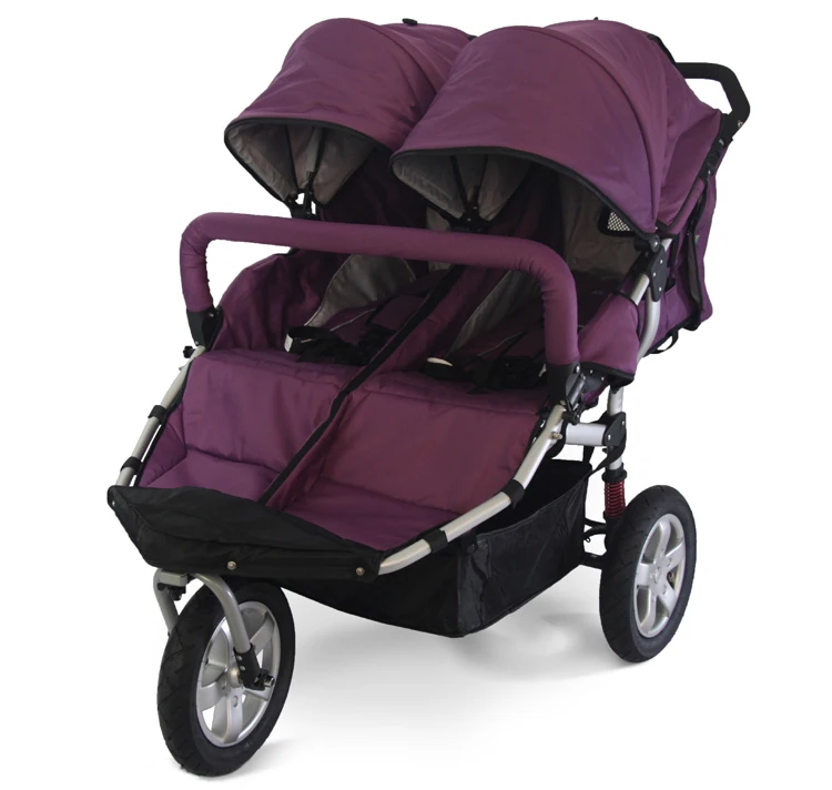 width of out and about double buggy