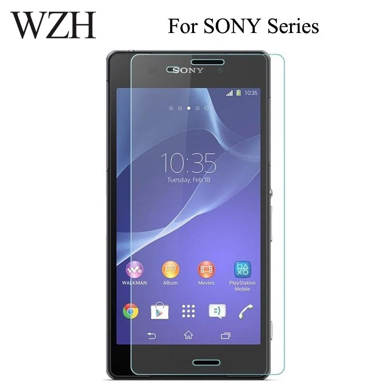 Защитное стекло закаленное премиум класса для SONY Xperia Z3 Z4 Z5 D6603 D6643 D6653 9H|tempered