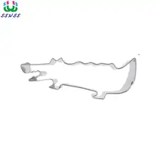 Большой аллигатор формы Украшение Тортов мастикой резаки инструменты, зверь печенье выпечка печенья формы, прямые продажи