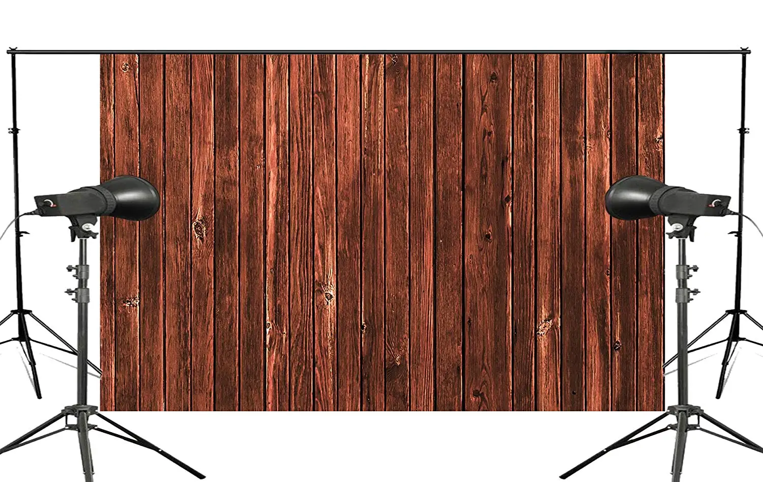 

Striped Shape Photography Background Red Wood Floor Photo Backdrops Theme Studio Props Wall 5x7ft