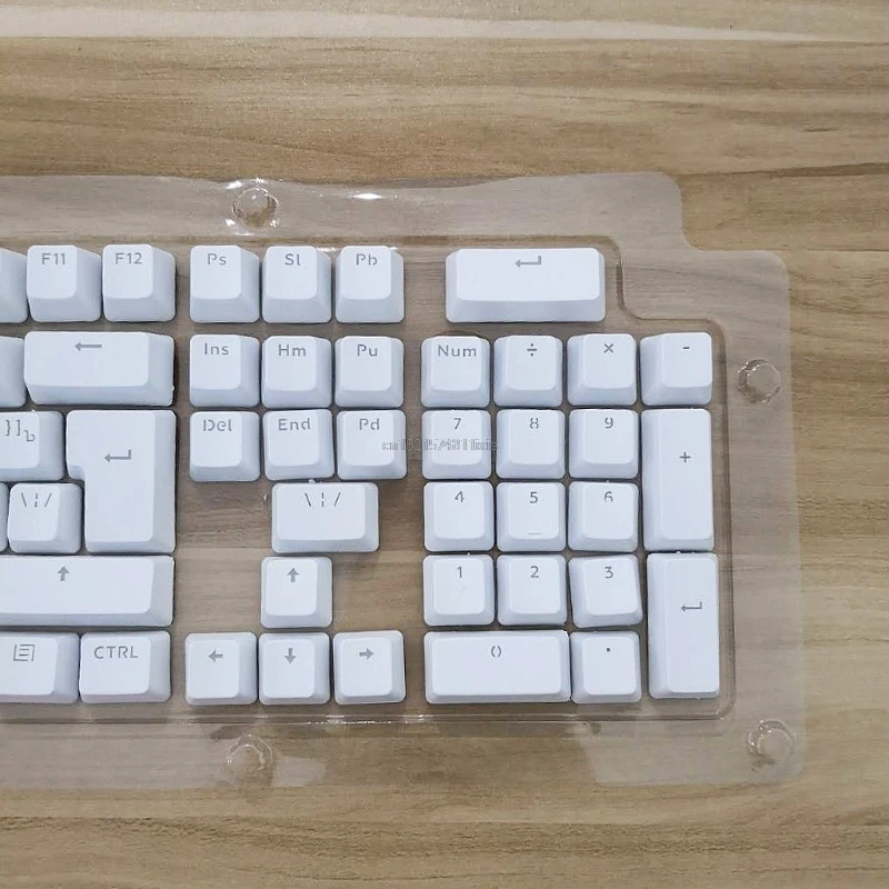 104 колпачки клавиш русские полупрозрачные для подсветки выключателя Cherry