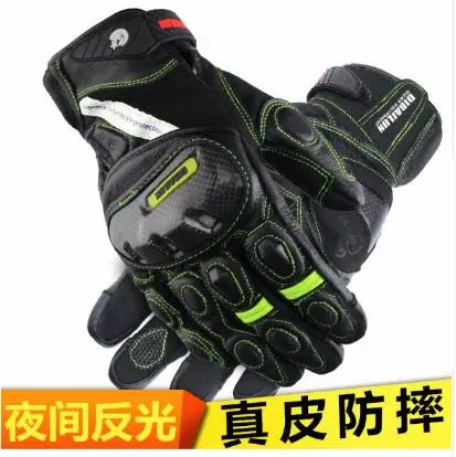 Motorcycle Gloves All About spring summer leather racing gloves biker men's anti-fall | Автомобили и мотоциклы
