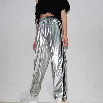 

New arrivels Yoga mujer pants Women Solid Streetwear Casual Loose Elastic Trousers Pockets Full Pants брюки женские штаны