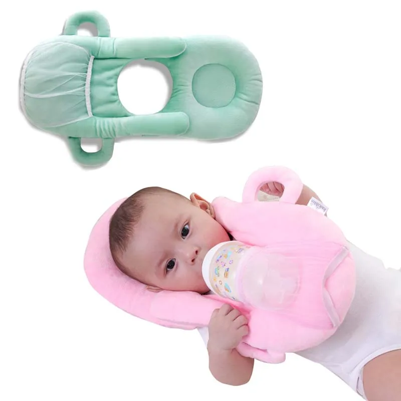 

Creative Baby Care Kit Infant Baby Feeding Hand Free Nursing Pillow Baby Bottle Rack Cushion with Bottle Holder Bag