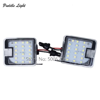 

2pcs Car LED Under Mirror Square Puddle Light For Ford mondeo mk4 C-Max C-Max II Focus III Kuga Kuga II Escape White