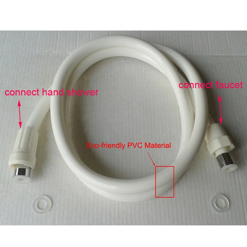Высококачественный брендовый экологичный ПВХ душевой шланг для туалета, биде Shattaf, водопроводный шланг для холодной и горячей воды, 1,2 м 1,5 м