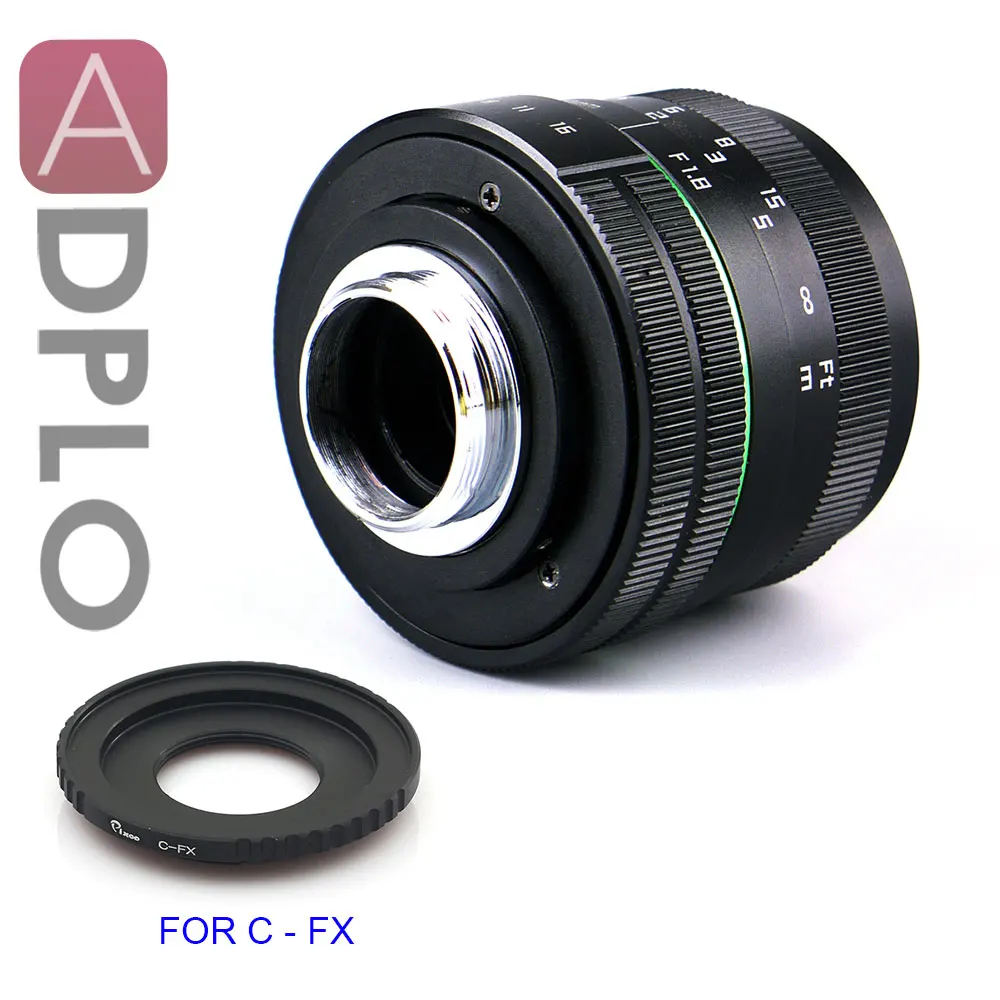 ADPLO объектив камеры 50 мм F1.8 APS-C телевизионный Объектив ТВ+ C адаптер для Nikon 1 M4/3 для Pentax Q Nex FX для камеры Canon eos M