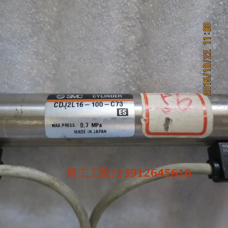 

[SA] SMC original pen cylinder CDJ2L16-100-B magnetic switch D-C73 spot physical map --5pcs/lot
