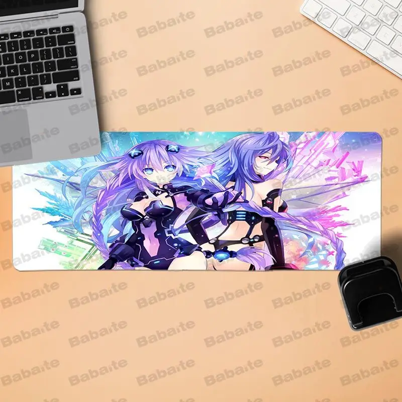 Babaite Vintage Cool Hyperdimension Neptunia Customized laptop Gaming mouse pad rubber for cs dota