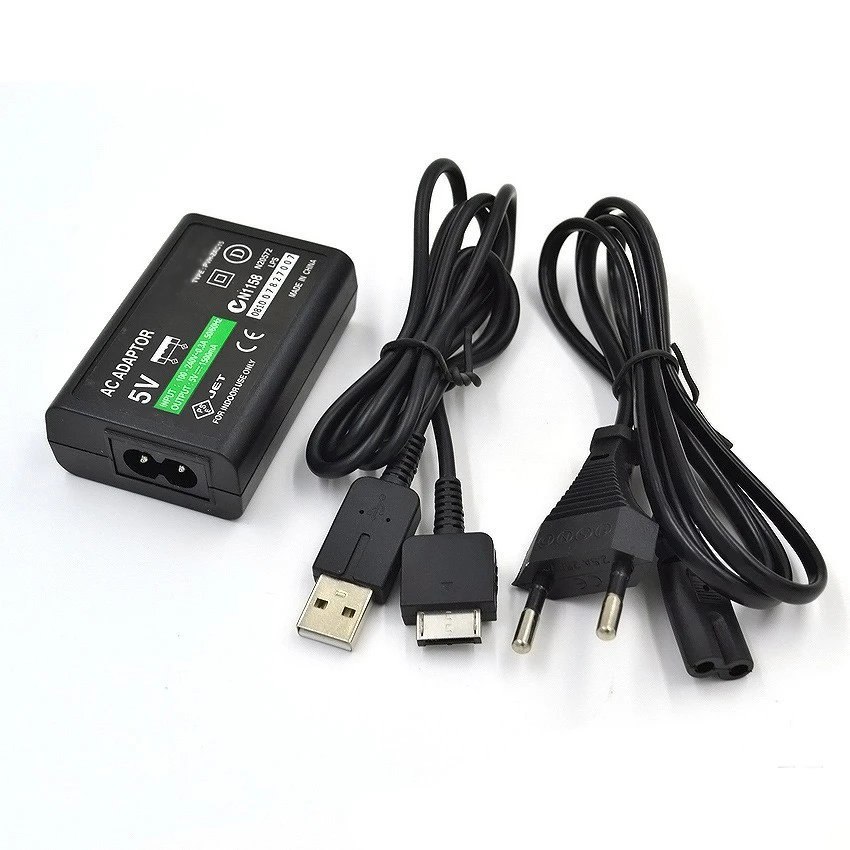 EU plug type Home Wall Travel Power AC Adaptor 5v Charger for PS Vita for PSV NEW Replacement