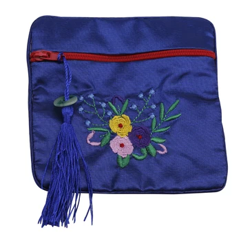 

Free Shipping 10PCS 12.3x12.3cm Fine silk brocade bag national wind colorful jewelry bags, bags, Christmas gift bags N600326-5