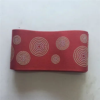 

BlackWinAfrican African ASO OKE Headtie With Stones High Quality Belt 8.6 Meters African Wedding Party -L5