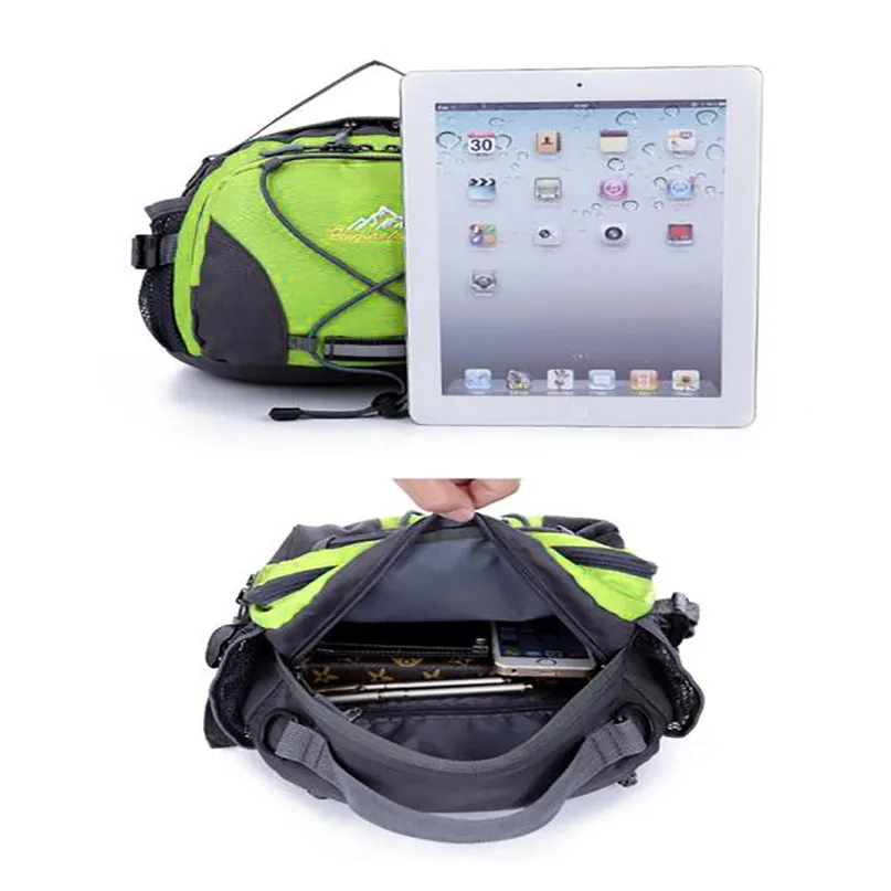 Man Women Outdoor Waterproof Sports Bag Running Pocket Belt Waist Bag Gym Bag for Running Fitness Cycling Crossbody bag #3j#F (5)