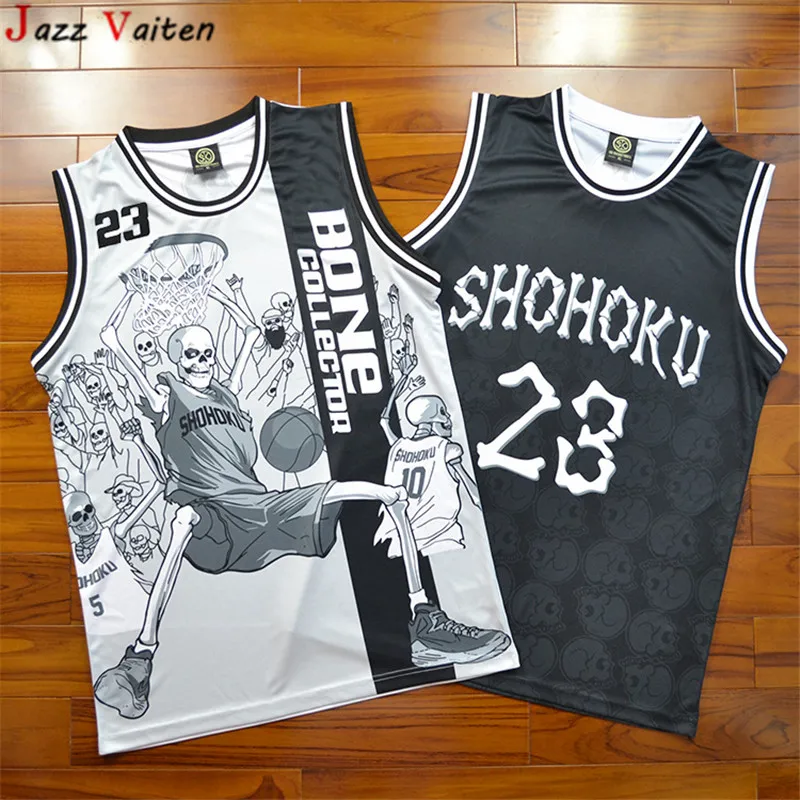 

2019 Men shohoku basketball jerseys Bone collector 23# hiphop street basketball shirts professor tops TOP QUALITY