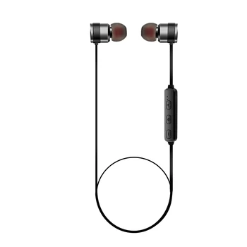 

ABAY KDK04 metal bass magnet wireless headphone In-Ear headphones sports running music Bluetooth headset microphone mobile phone