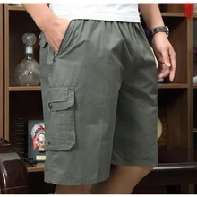 Для Мужчин's Летние Комбинезоны шорты свободные хлопковые модные Для мужчин шорты плавки до колен