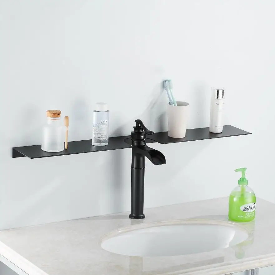 

aluminum alloy Nordic Simple Bathroom Rack Faucet head shelf Bathroom cabinet rack Bathroom dressing table