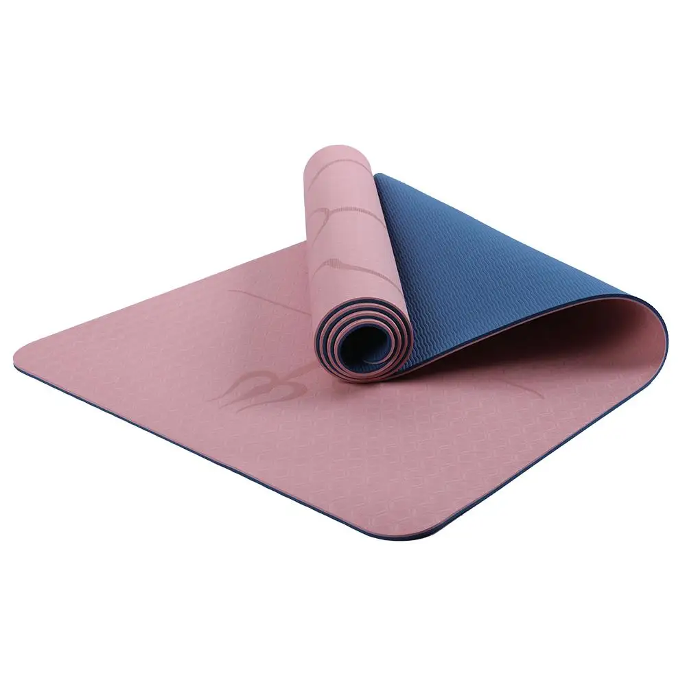 

Double-layer Alignment Guides Yoga Mat Men's and Women's Environmental Fitness Mat Yoga Mat