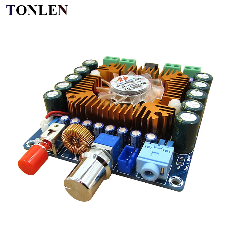 

TONLEN TDA7850 Car Audio Amplifier Board 50W*4 4.0 Channel HIFI Amplifier Module DC12-16V Home Theater DIY Amplifiers Kit