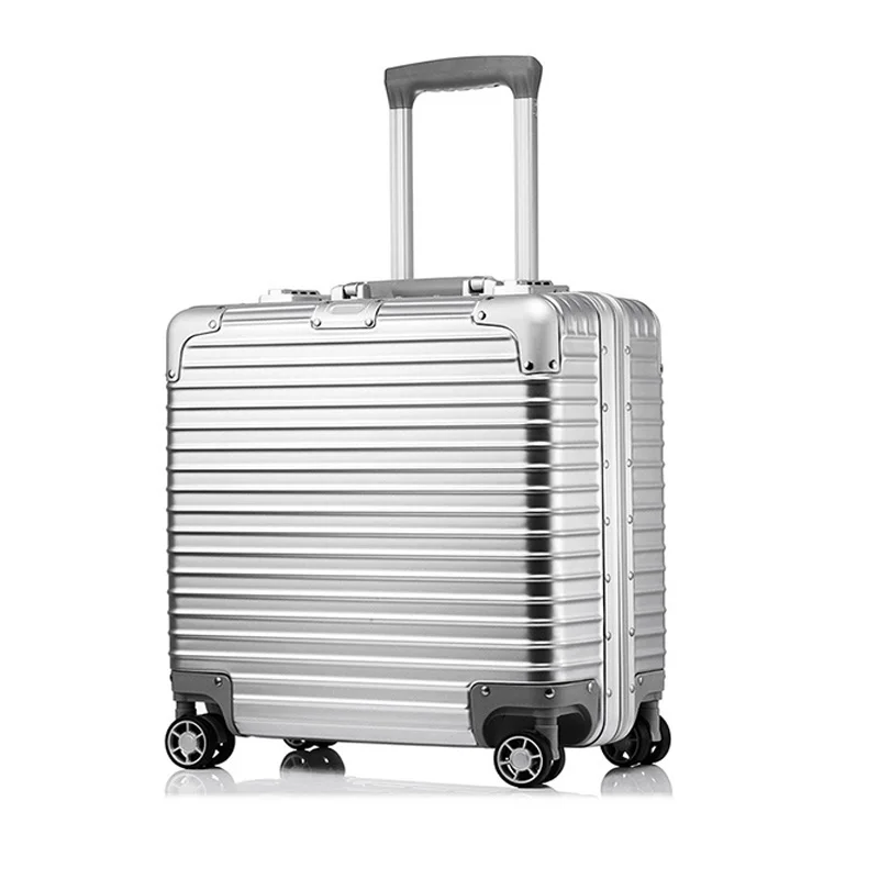 

Aluminum Frame PC Travel Rolling Lugagge Bags Suitcase Bag Trip Box Carry On box 18" Business Computer Trolley Case Customs lock