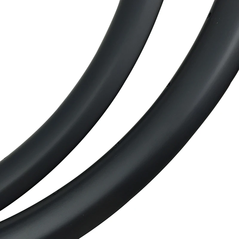 Cheap 29er Mountain Bike Carbon Rim Tubeless Ready For XC AM Wheels Asymmetric Hookless Style 28mm Width 25mm Depth 360g 4