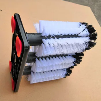 

Glass Cup Washer Brush Cleaner Household 3-head Suction Cup Cleaning Brush MJJ88