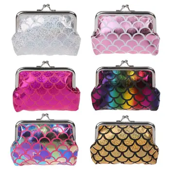 

Sell at a loss! Women Sequins Wallet Card Holder Hasp Coin Purse Clutch Handbag Clutch Money Bags Luxury Mini Coin Bags 9x12cm