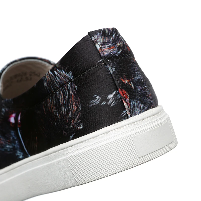 Dedo Zapatilla De Printing Apontado Mocassins Famoso Escritório Clássico Couro Homens Formal Luxo Heinrich 2018 Apartamentos Hombre Vestido Sapatos TtxPwZH