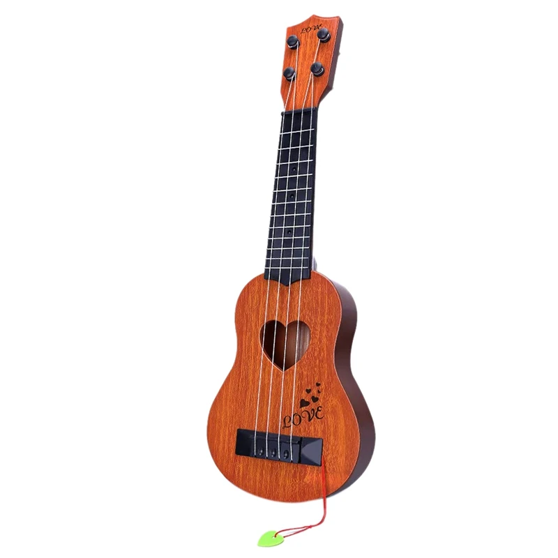 

Early Childhood Education Guitar Toy Classical Ukulele Guitar Instrument Simulation Small Guitar Kindergarten Instrument Four-